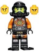 Minifigurka: NJO0700:  Cole - Seabound, Scuba Gear