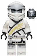 Minifigurka: NJO0713:  Zane - Legacy, Flat Silver Head