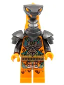 Minifigurka: NJO0718:  Boa Destructor - Breastplate Torso, Pearl Dark Gray Head, Shoulder Pads