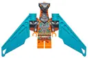 Minifigurka: NJO0737:  Boa Destructor - Breastplate Torso, Pearl Dark Gray Head, Jet Pack