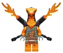 Minifigurka: NJO0738:  Cobra Mechanic - Harness Torso, Neck Bracket with Flamethrowers and Mechanical Arms
