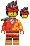 Minifigurka: NJO0739:  Kai - Core, Hair, Shoulder Pad