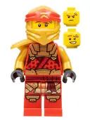 Minifigurka: NJO0772:  Kai (Golden Ninja) - Crystalized