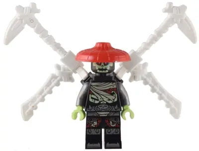 NJO0801:  Bone Guard - Neck Bracket, Bone Swords and Sickles