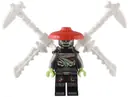Minifigurka: NJO0801:  Bone Guard - Neck Bracket, Bone Swords and Sickles