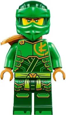 NJO0860:  Lloyd - Dragons Rising, Tunic with Large Armor Plates, Head Wrap, Shoulder Pad