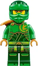 Minifigurka: NJO0860:  Lloyd - Dragons Rising, Tunic with Large Armor Plates, Head Wrap, Shoulder Pad