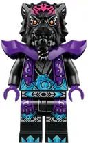 Minifigurka: NJO0862:  Lord Ras - Dark Pink Markings, Dark Purple Robe and Shoulder Armor