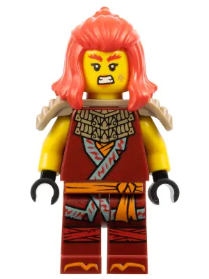NJO0872:  Wyldfyre - Dark Red Tunic, Shoulder Armor