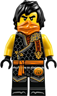 NJO0894:  Cole - Dragons Rising, Tournament Armor, Orange Bandana