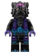 Minifigurka: NJO0918:  Lord Ras - Dark Pink Markings, Dark Purple Robe