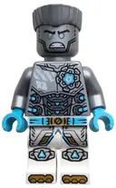 Minifigurka: NJO0922:  Zane - Dragons Rising, Flat Silver Torso, Angry