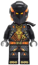 Minifigurka: NJO0936:  Cole - Dragons Rising, Tunic with Shoulder Armor, Head Wrap, Scabbard
