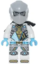 Minifigurka: NJO0939:  Zane - Dragons Rising, Tunic with Shoulder Armor, Head Wrap, Scabbard