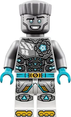 NJO0953:  Zane - Dragons Rising, Flat Silver Torso, Smile