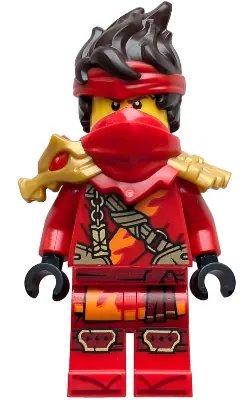 NJO0967:  Kai - Dragons Rising, Tunic with Strap and Charm, Dragon Shoulder Armor