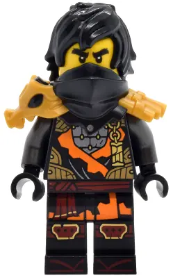 NJO0970:  Cole - Dragons Rising, Tunic with Strap and Charm, Dragon Shoulder Armor