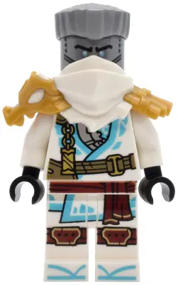 NJO0971:  Zane - Dragons Rising, Tunic with Strap and Charm, Dragon Shoulder Armor