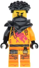 Minifigurka: NJO0981:  Arin - Shirt with Magenta Dragon, Hair, Shoulder Pads