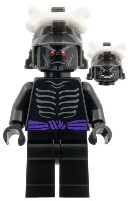 NJO1016:  Lord Garmadon - Legacy, Pearl Dark Gray Helmet