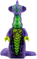 Minifigurka: NJO1032:  Acid Monster - Flexible Rubber Tail