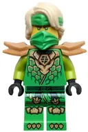 Minifigurka: NJO1041:  Lloyd - Dragons Rising, Tunic with Dragon Head, Hair, Wide Pearl Gold Shoulder Armor