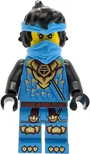 Minifigurka: NJO1050:  Nya - Dragons Rising, Tunic with Dragon Head, Hair