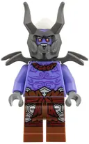 Minifigurka: NJO1087:  Oni Warrior - Blue Violet Torso, Reddish Brown Legs