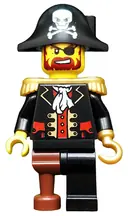 Minifigurka: PI081:  Captain Brickbeard