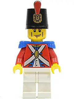 PI087:  Imperial Soldier II - Shako Hat Printed, Cheek Lines