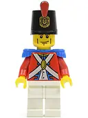 Minifigurka: PI087:  Imperial Soldier II - Shako Hat Printed, Cheek Lines