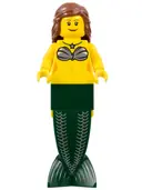 Minifigurka: PI088:  Mermaid - Long with Bracket (Figurehead)