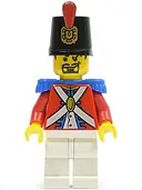 Minifigurka: PI092:  Imperial Soldier II - Shako Hat Printed, Black Goatee
