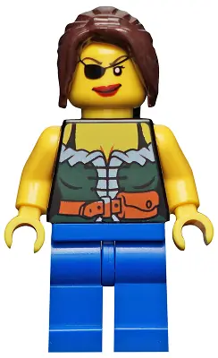 PI101:  Pirate Female, Blue Legs