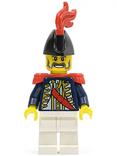 PI111:  Imperial Soldier II - Governor, Red Plume, Red Epaulettes