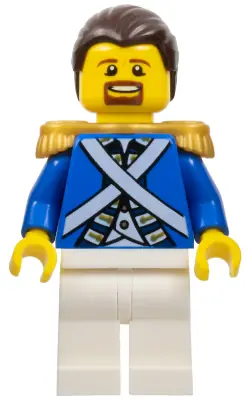 PI150:  Bluecoat Sergeant 1 - Brown Moustache and Goatee