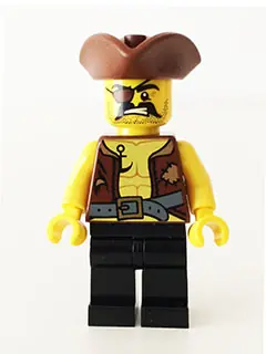 PI162:  Pirate 4 - Vest and Anchor, Eye Patch
