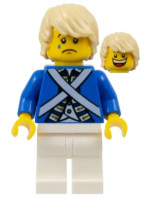 PI175:  Bluecoat Soldier 7 - Tousled Hair (Head 4549620)