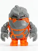 Minifigurka: PM002:  Rock Monster - Firox (Trans-Orange)