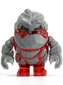 Minifigurka: PM003:  Rock Monster - Meltrox (Trans-Red)