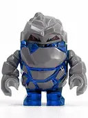 Minifigurka: PM004:  Rock Monster - Glaciator (Trans-Dark Blue)