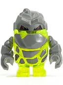 Minifigurka: PM005:  Rock Monster - Sulfurix (Trans-Neon Green)