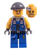 Minifigurka: PM012:  Power Miner - Engineer, Knit Cap