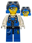 Minifigurka: PM013:  Power Miner - Brains, Goggles
