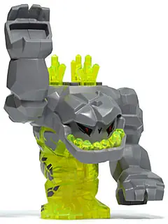 PM015:  Geolix with 3 Crystals on Back (Rock Monster)