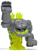 Minifigurka: PM015:  Geolix with 3 Crystals on Back (Rock Monster)