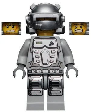 PM024:  Power Miner - Rex, Gray Outfit