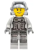 Minifigurka: PM030:  Power Miner - Doc, Gray Outfit