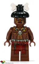 Minifigurka: POC008:  Cannibal - Skull Necklace