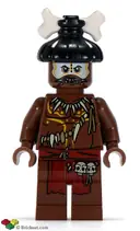 Minifigurka: POC009:  Cannibal - White Face Paint